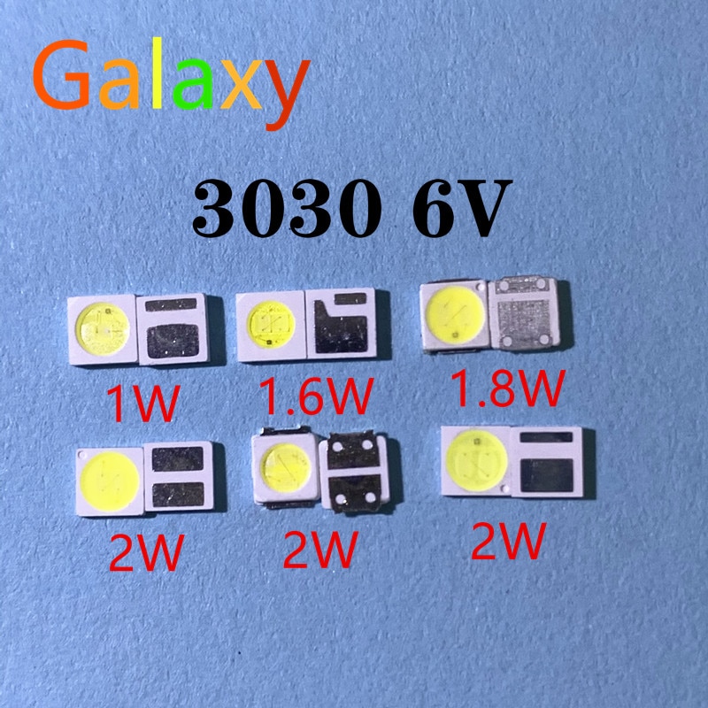 1000 Ʈ  LED  Ĩ, 1w 3030 W 2w 3V-1.5 V ..